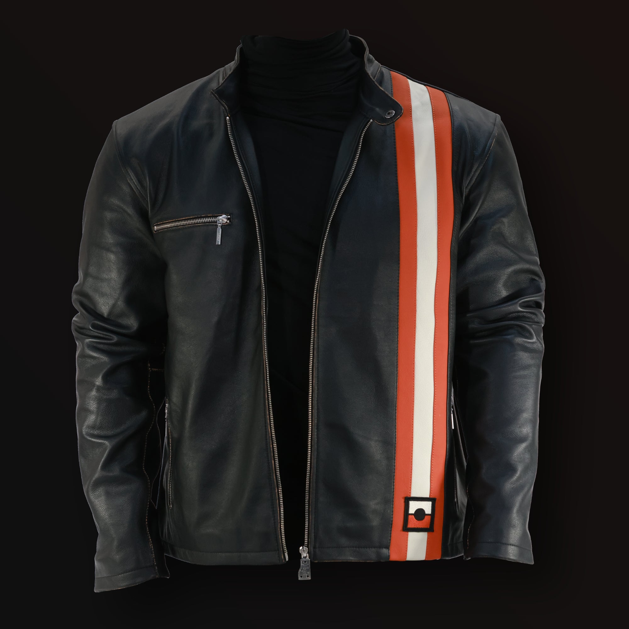 Foose Performance × GrandPrix Originals – Vintage Leather Jacket