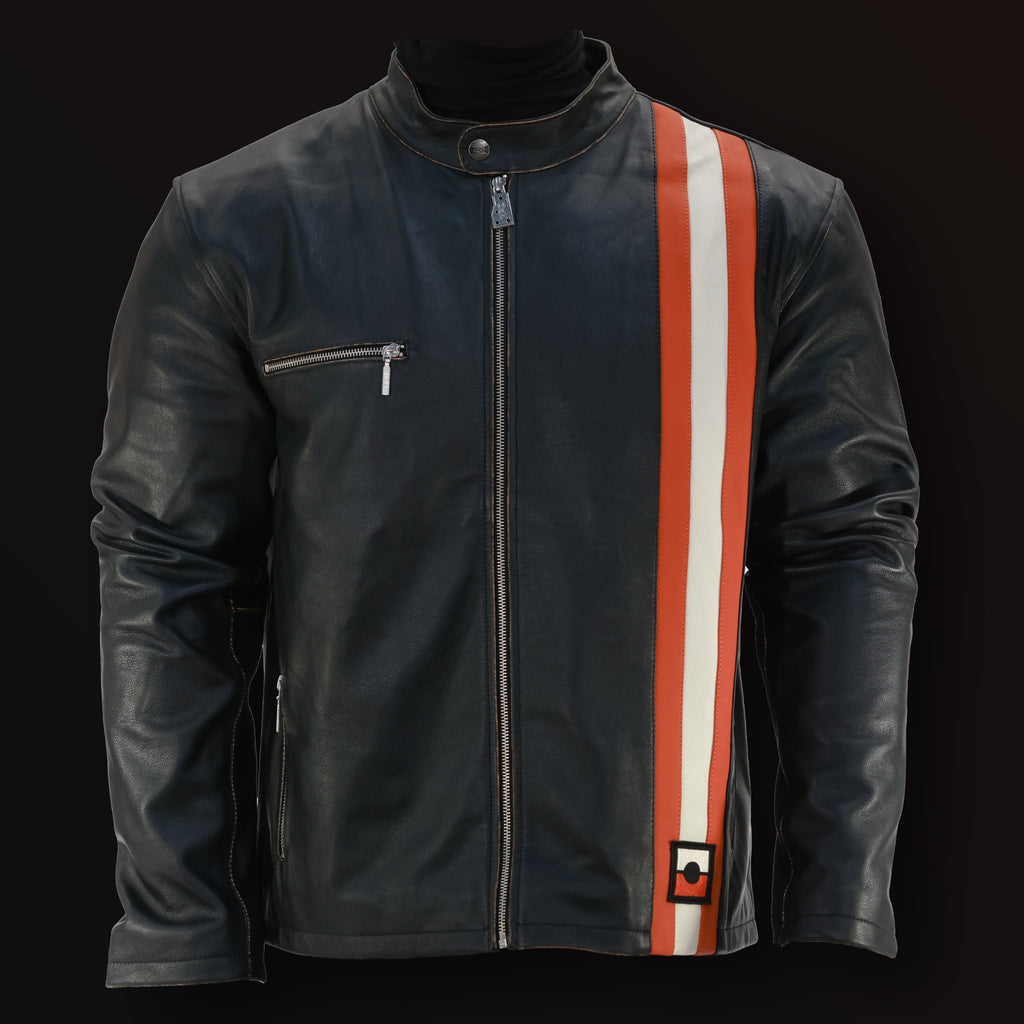 Foose Performance × GrandPrix Originals – Vintage Leather Jacket