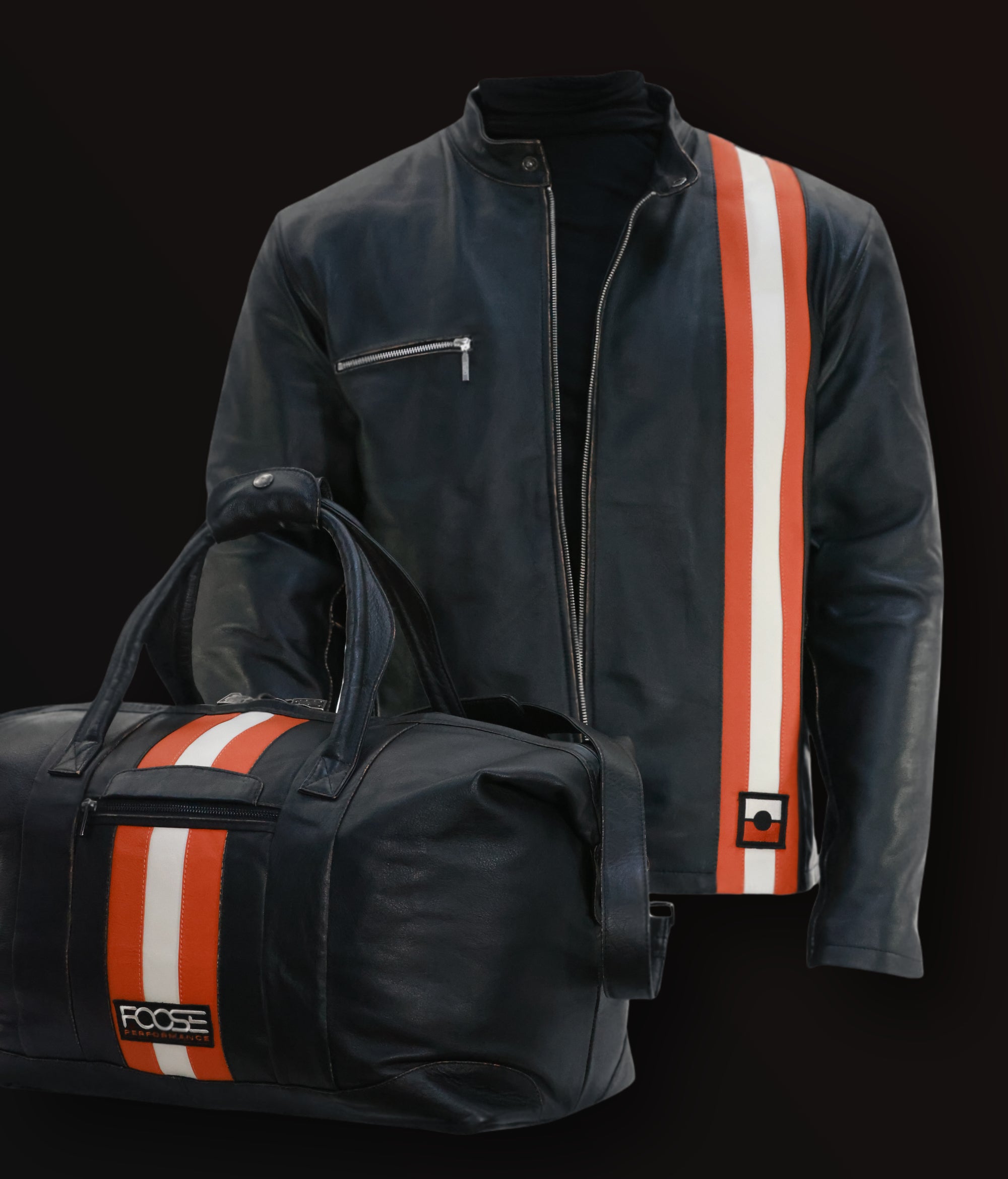 Foose Performance × GrandPrix Originals – Vintage Leather Jacket