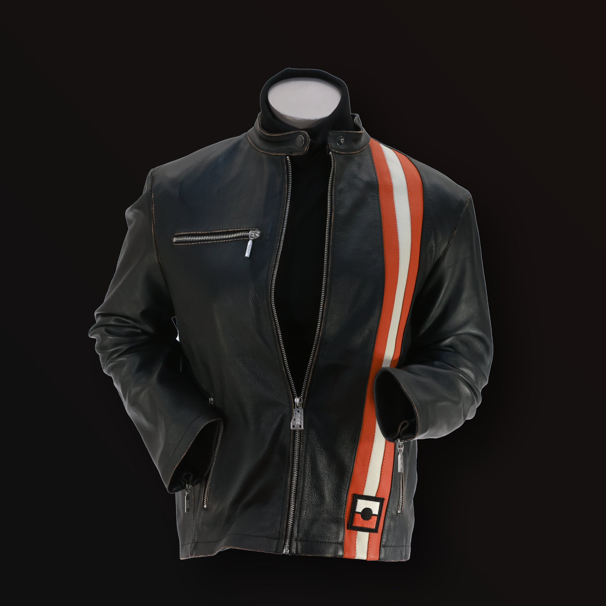 Foose Performance × GrandPrix Originals – Women’s Vintage Leather Jacket